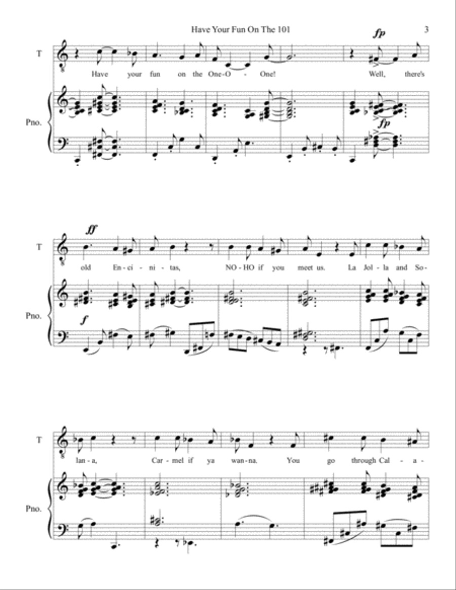 Have Your Fun On The 101 Tenor Voice scores gallery preview page 3