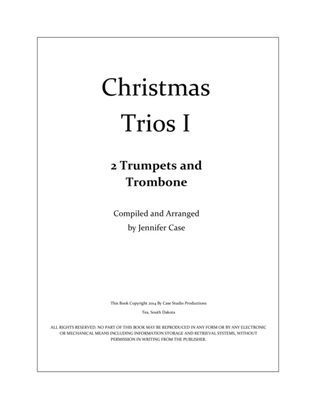 Book cover for Christmas Trios I - 2 Trumpets and Trombone