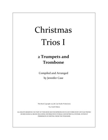 Christmas Trios I - 2 Trumpets and Trombone