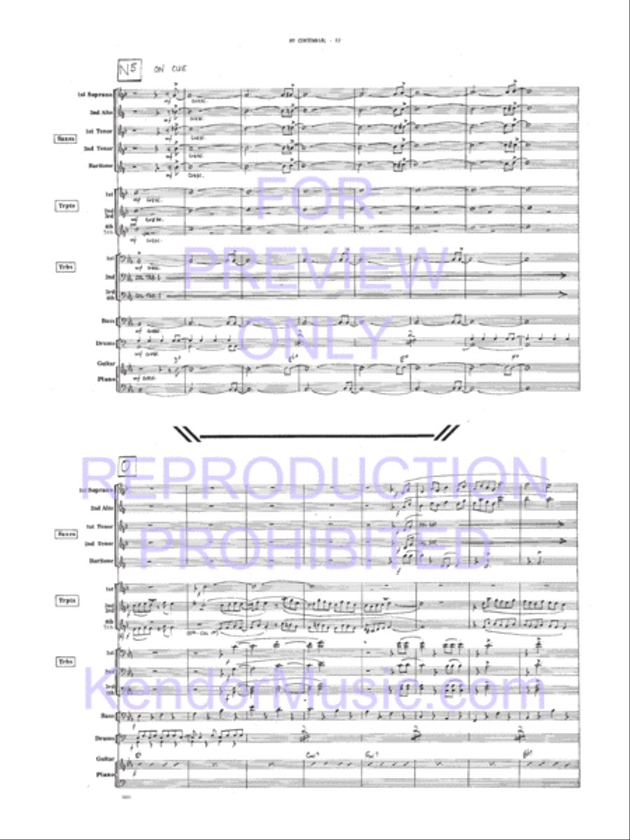 My Centennial My Centennial Jazz Ensemble scores gallery preview page 14