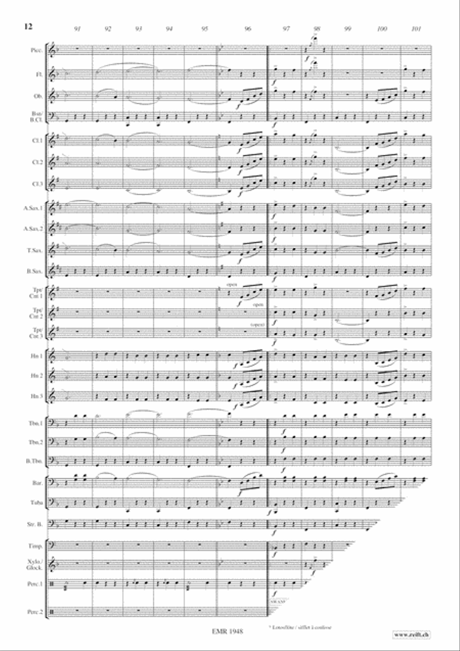 The Skaters' Waltz Concert Band scores gallery preview page 13