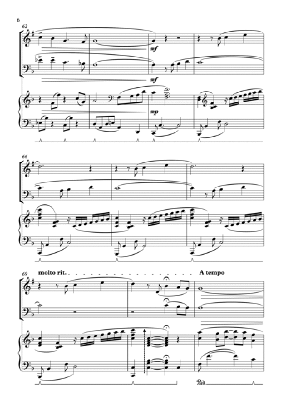 A Whole New World (from 'Aladdin') Woodwind Duet scores gallery preview page 6