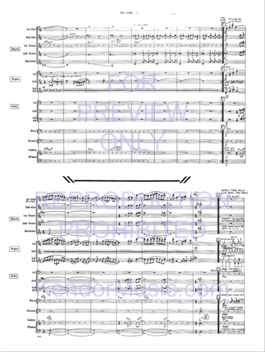 Tiger Of San Pedro Tiger Of San Pedro Jazz Ensemble scores gallery preview page 6