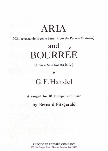 Aria and Bourree