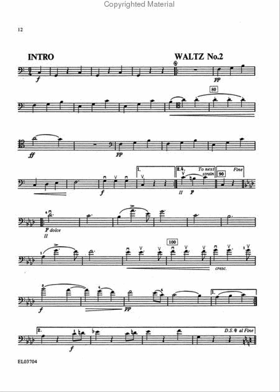 The Best of Johann Strauss, Jr. Waltzes (For String Quartet or String Orchestra) String Quartet scores gallery preview page 3