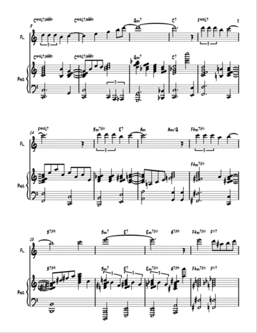 April In Paris Flute Solo scores gallery preview page 3