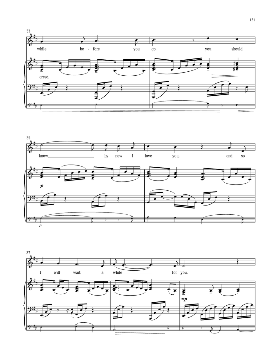 Wait A While Voice scores gallery preview page 5