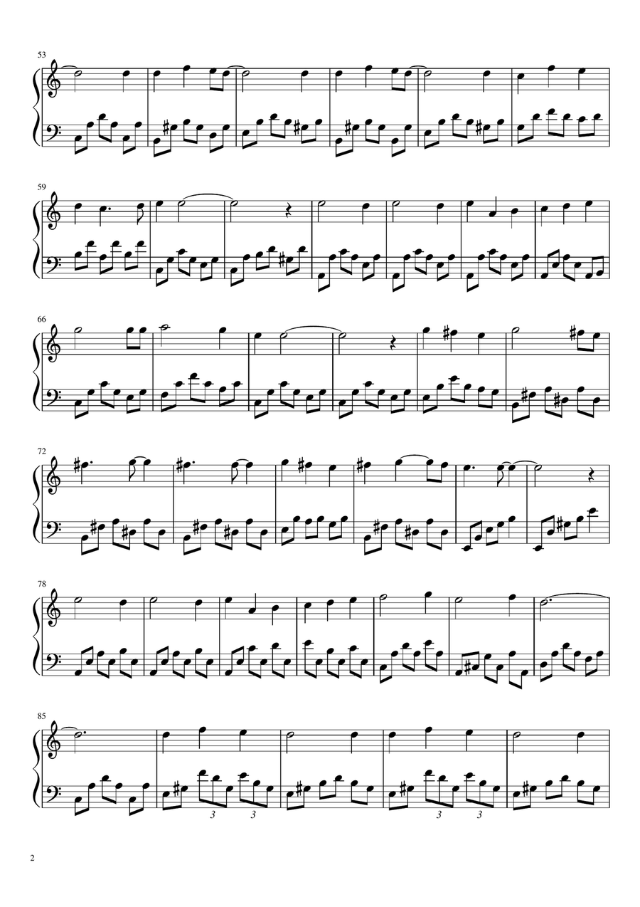 Il suonatore Jones - Fabrizio de Andrè Piano Solo scores gallery preview page 2