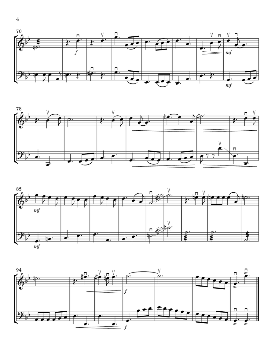 You're A Mean One, Mr. Grinch String Duet scores gallery preview page 4