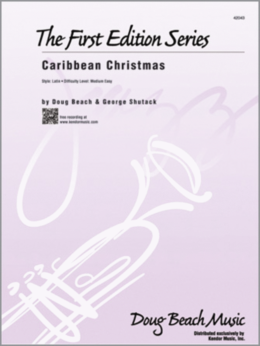 Caribbean Christmas (Full Score) Jazz Ensemble scores gallery preview page 1