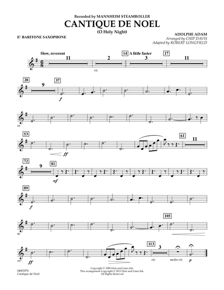 Cantique de Noel (O Holy Night) - Eb Baritone Saxophone