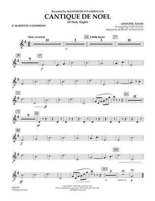 Cantique de Noel (O Holy Night) - Eb Baritone Saxophone