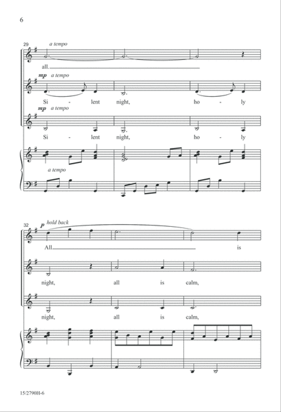 Infant Holy SSA scores gallery preview page 7