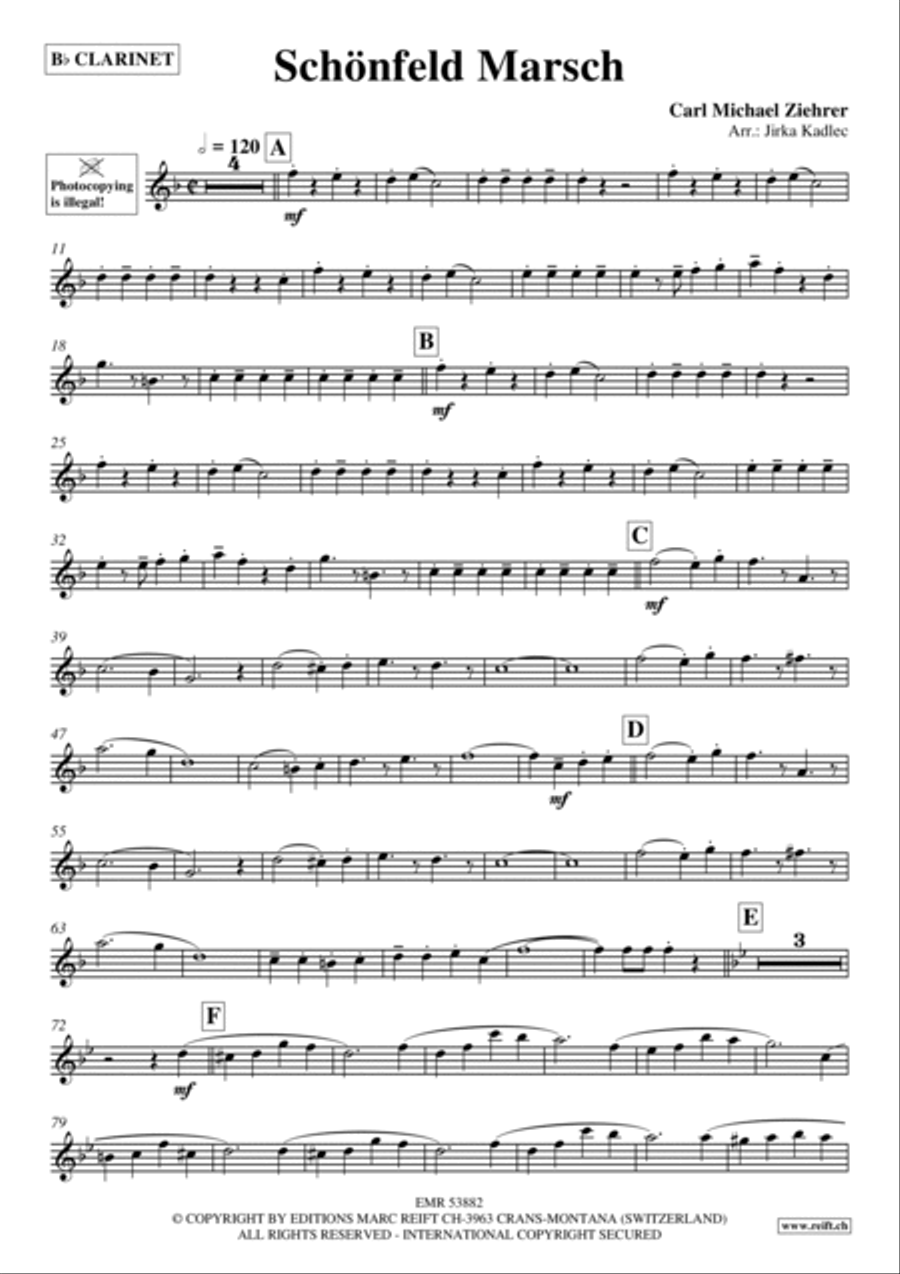 Schonfeld Marsch Soprano Saxophone scores gallery preview page 2