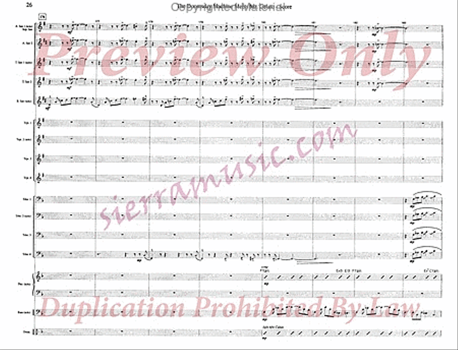 The Doomsday Machine Meets Mr. Gelato Jazz Ensemble scores gallery preview page 27