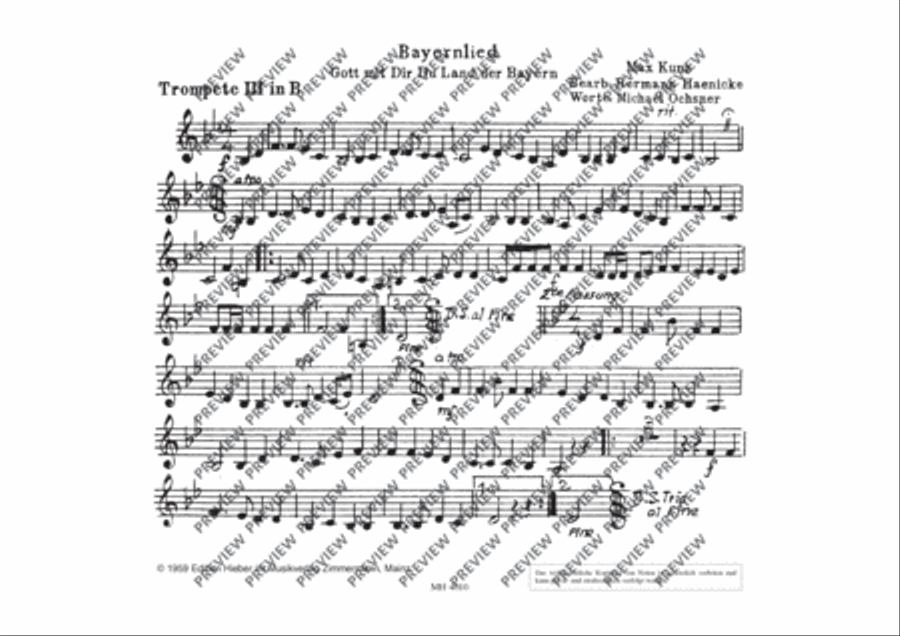 Bayernlied Bayernlied Concert Band scores gallery preview page 10