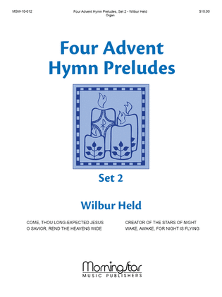 Book cover for Four Advent Hymn Preludes, Set 2
