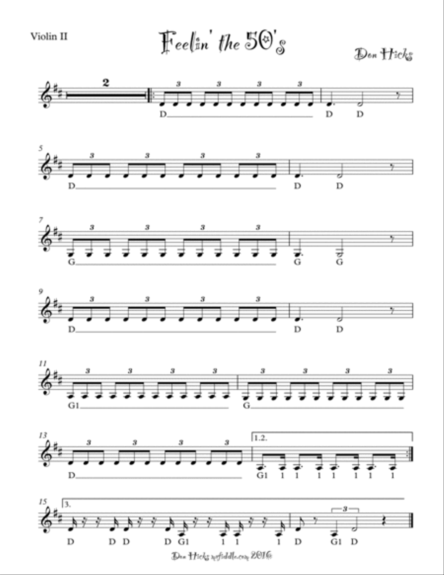 Feelin' the 50's String Orchestra scores gallery preview page 3