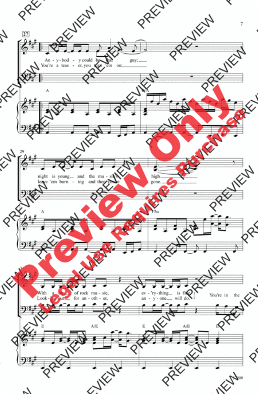 Dancing Queen 3-Part scores gallery preview page 7