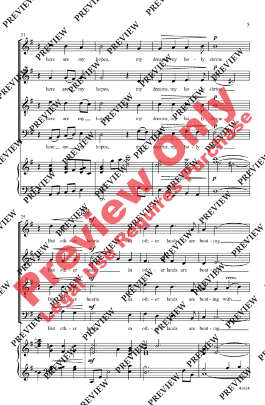 Song of Peace - SoundTrax CD (CD only) Choir scores gallery preview page 5