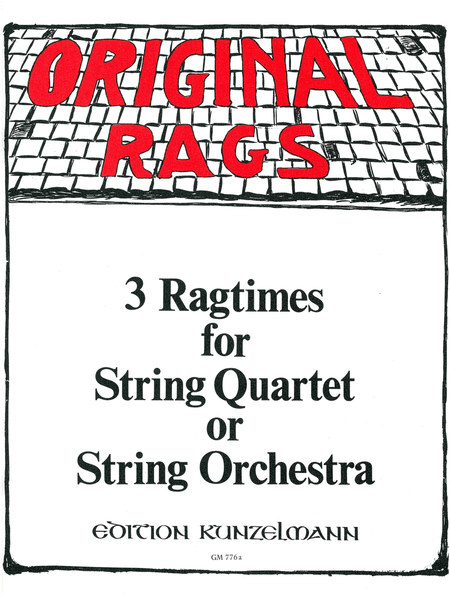 3 ragtimes for string quartet