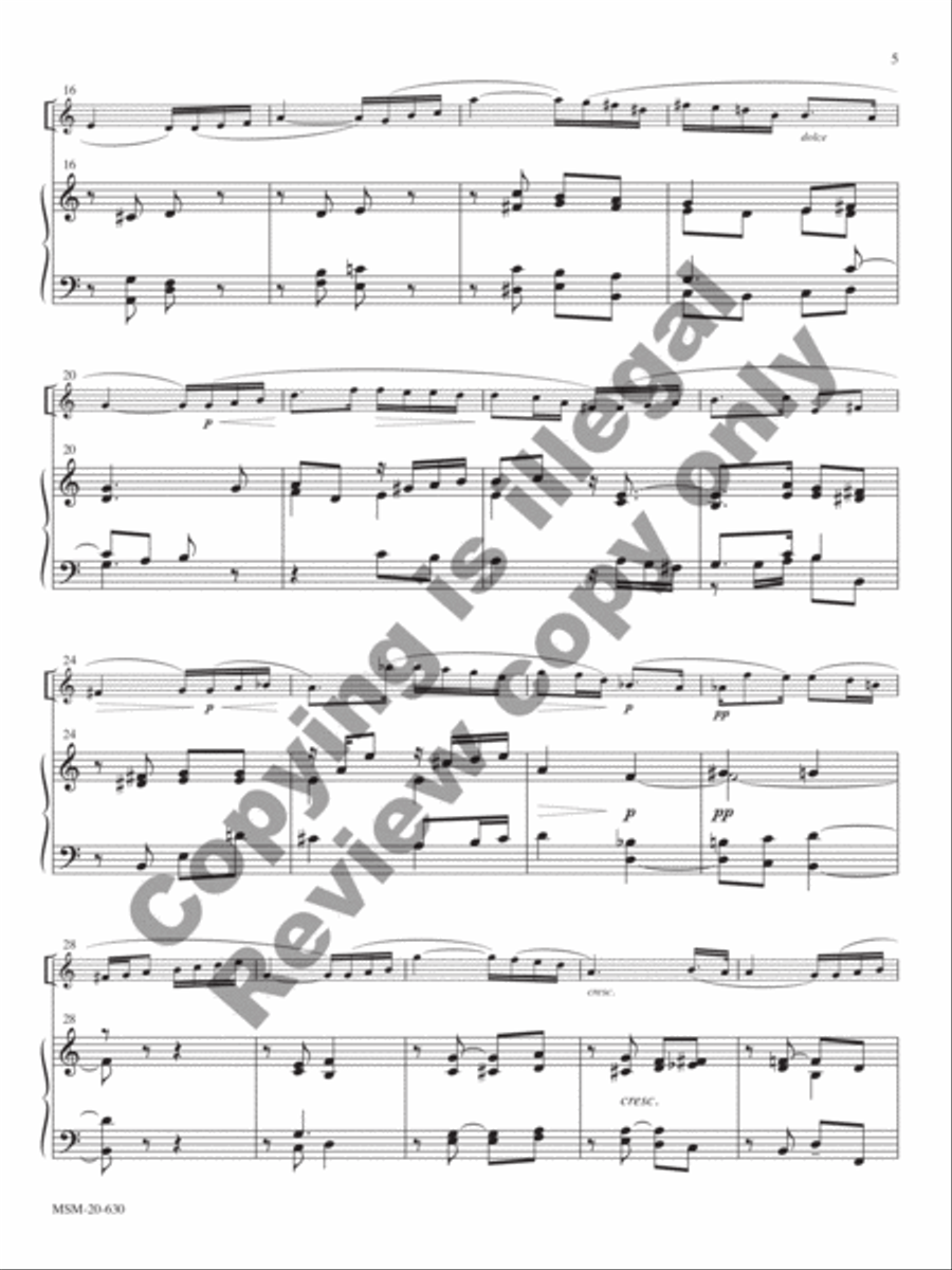 Lift Up Your Hearts: 5 Pieces for Solo Instrument and Organ
