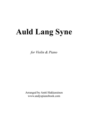 Book cover for Auld Lang Syne - Violin & Piano