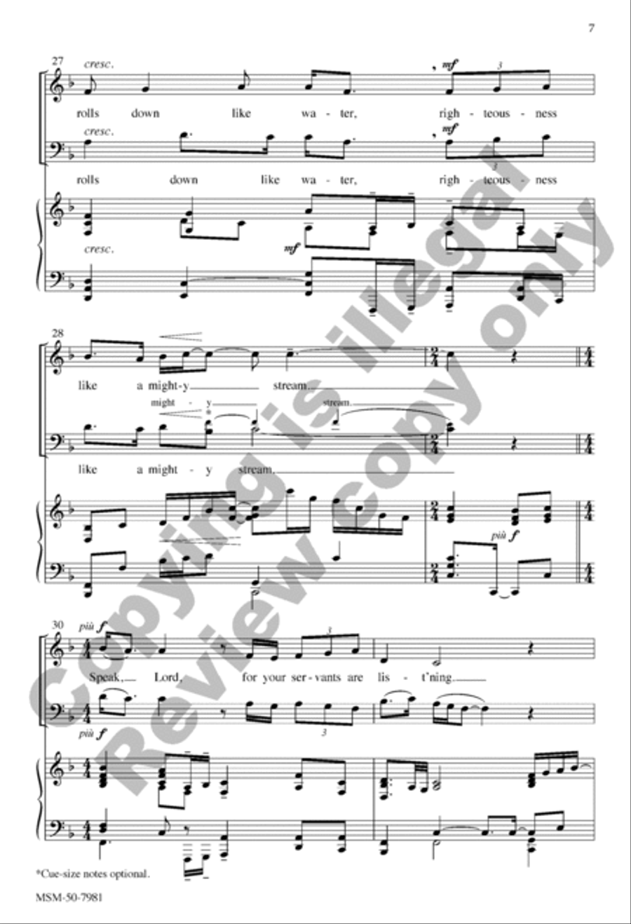 Speak, Lord 2-Part scores gallery preview page 6
