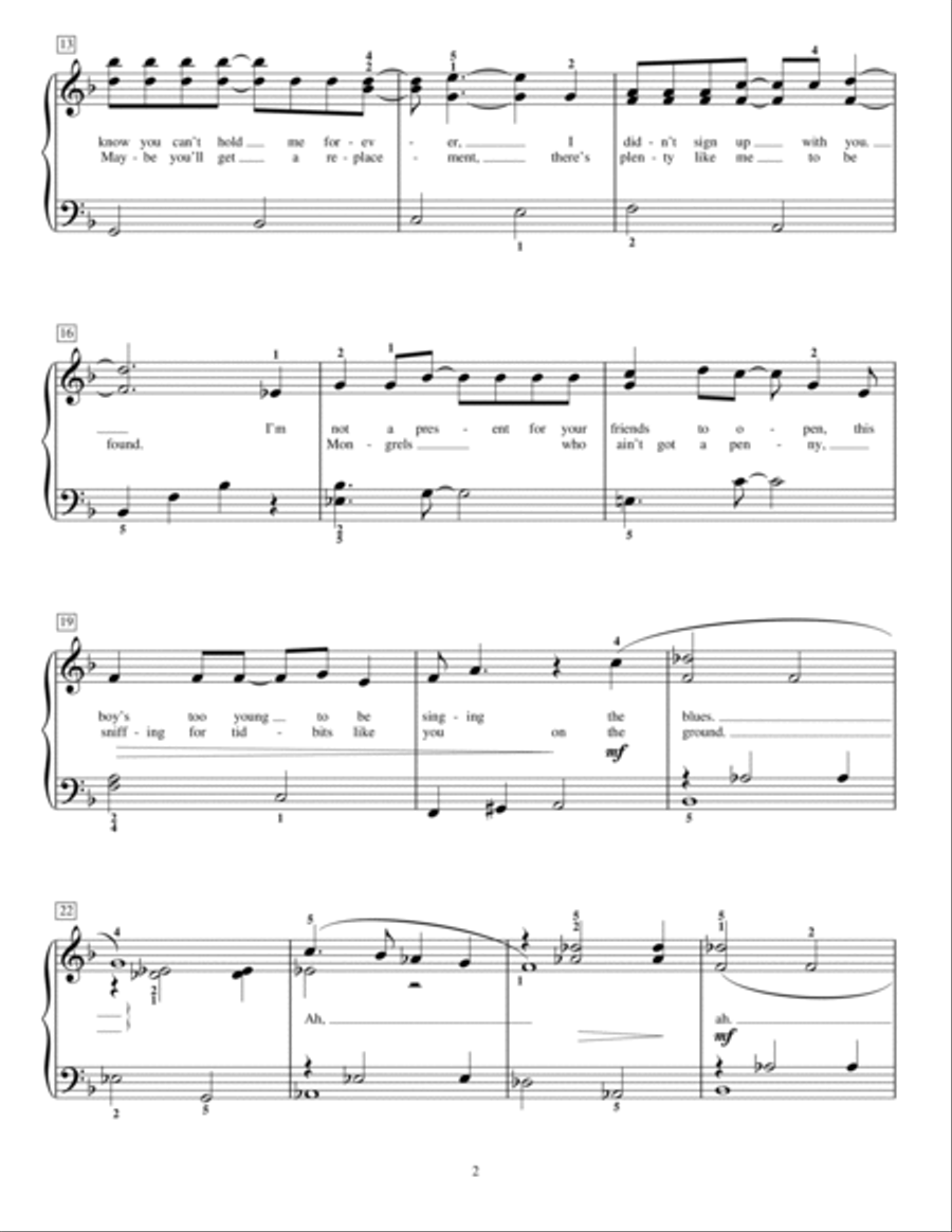 Goodbye Yellow Brick Road Piano Method scores gallery preview page 2