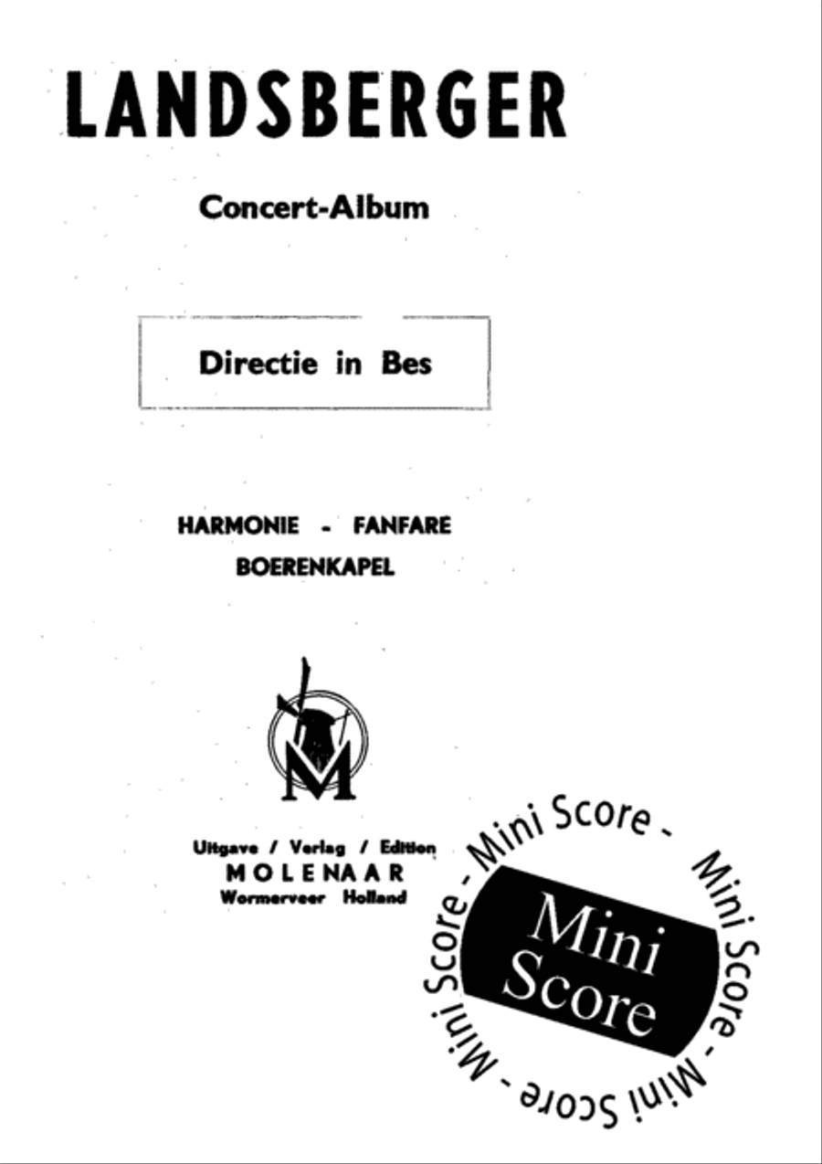 Landsberger Concert-Album Concert Band scores gallery preview page 3