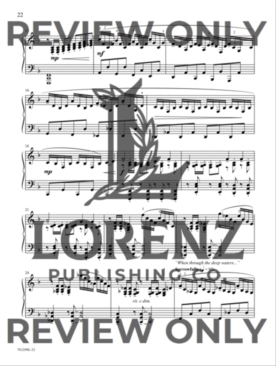 Artistry in Worship Piano Solo scores gallery preview page 12