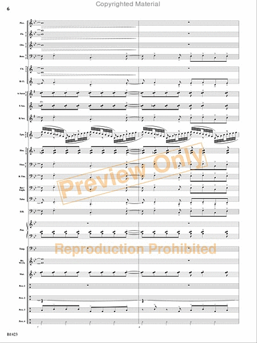 Dakota Fanfare Dakota Fanfare Concert Band scores gallery preview page 5