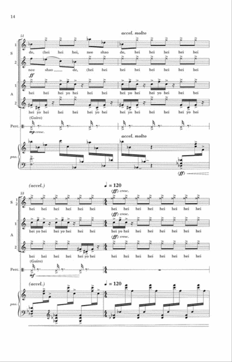 Boatmen's Song Boatmen's Song SSAA scores gallery preview page 6