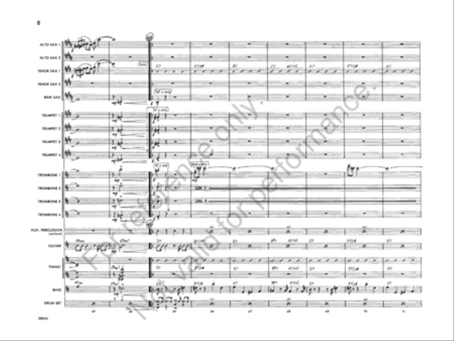 The Mad Grasshopper The Mad Grasshopper Jazz Ensemble scores gallery preview page 10