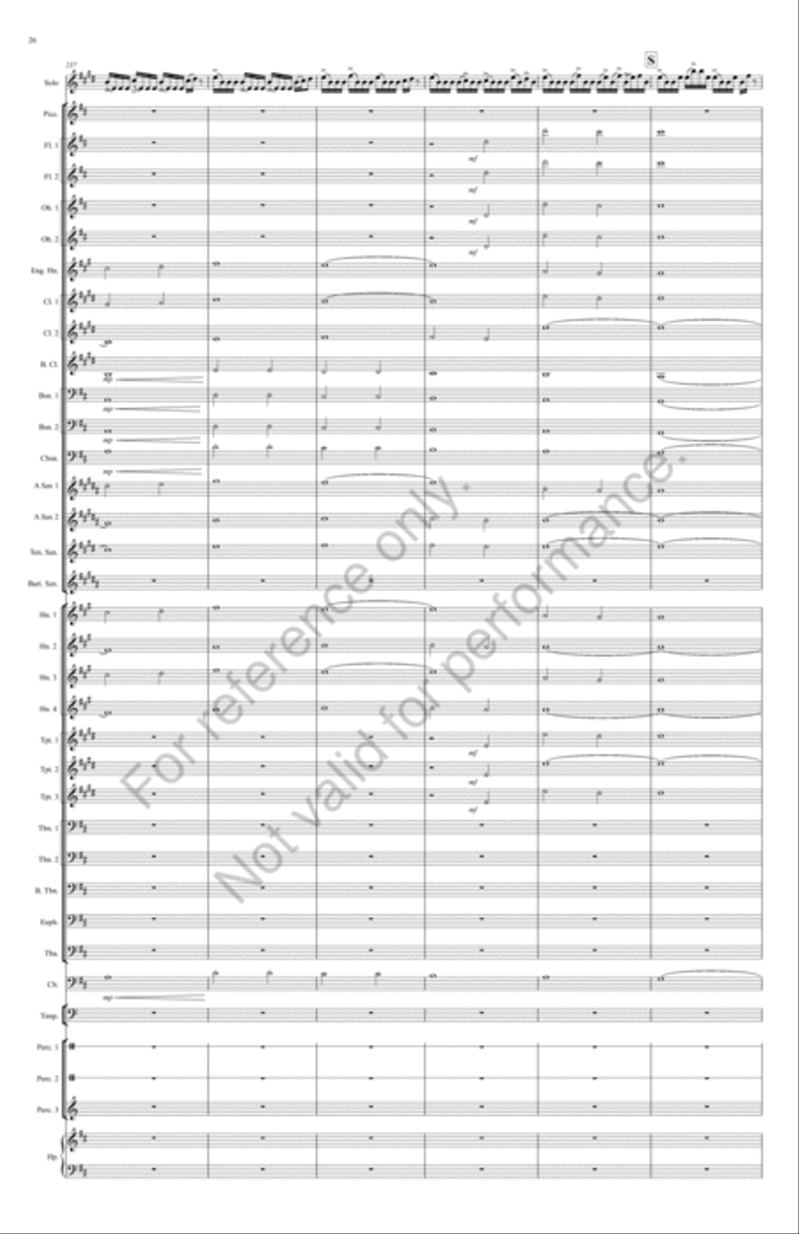 Shenandoah Fantasy Concert Band scores gallery preview page 27