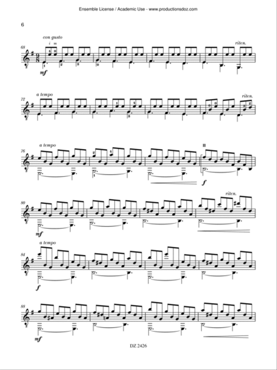 3 Nocturnos de Granada Flute scores gallery preview page 6