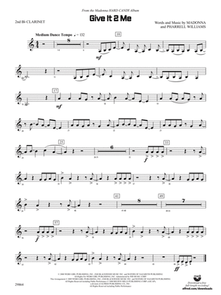 Give It 2 Me: 2nd B-flat Clarinet