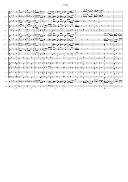 TAIPING - Symphonic Suite for Concert Band in 4 Movements
