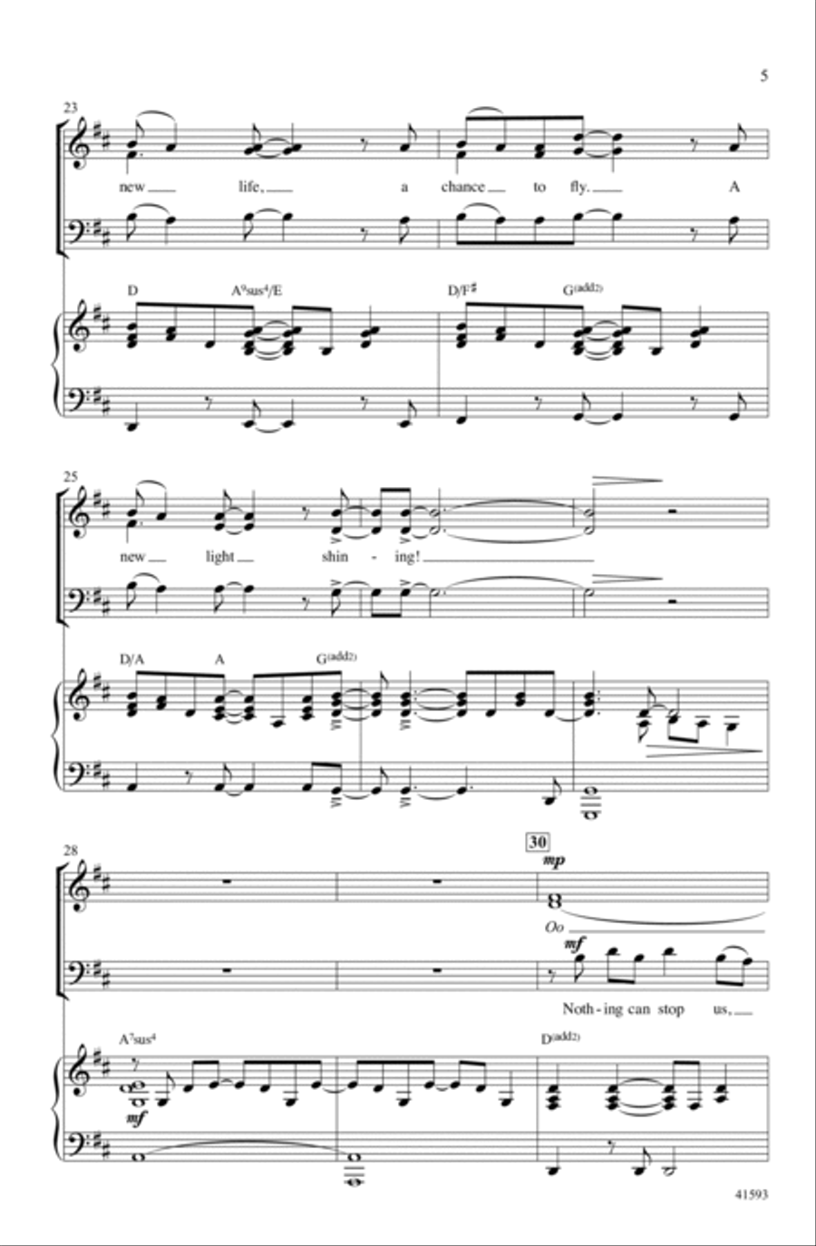 New Light Shining New Light Shining Choir scores gallery preview page 4
