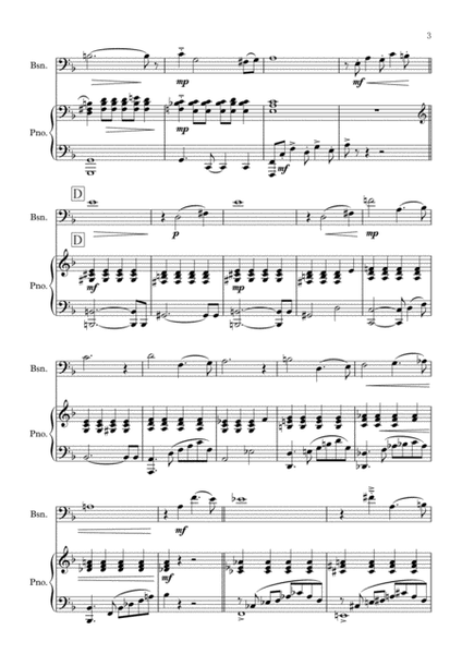 Sonatine for Bassoon and Piano : score and part image number null