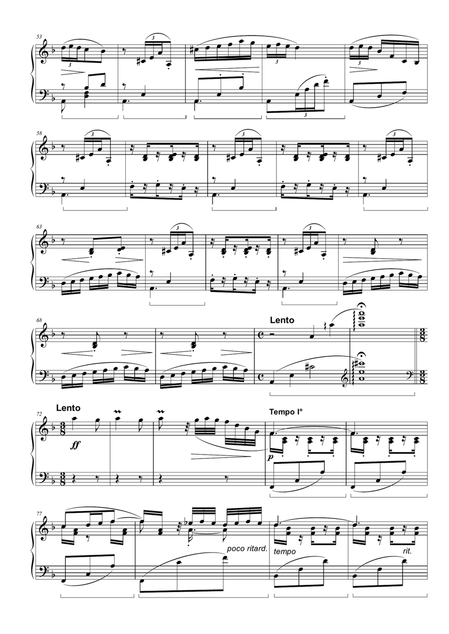 Rumores de la Caleta Piano Solo scores gallery preview page 3