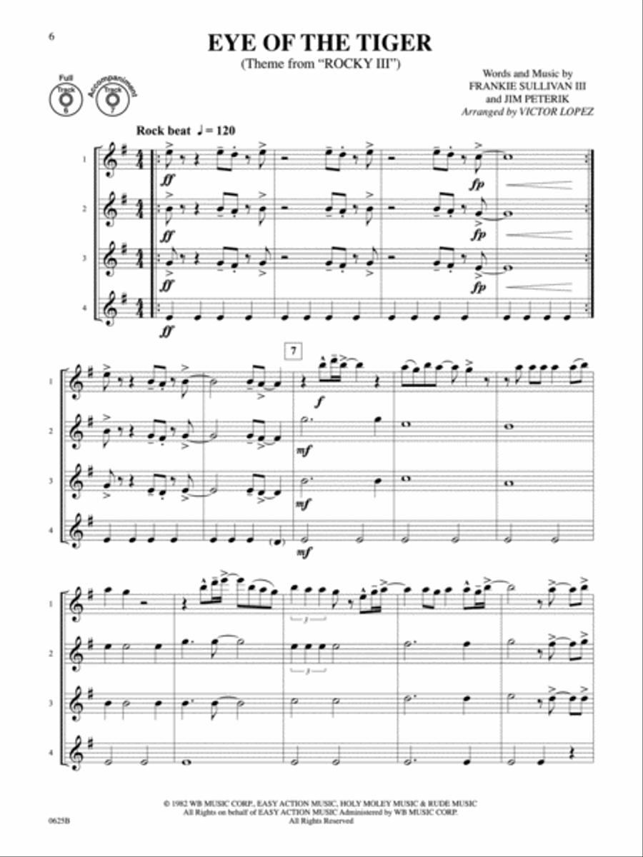 Flex-Ability Pops -- Solo-Duet-Trio-Quartet with Optional Accompaniment Small Ensemble scores gallery preview page 3