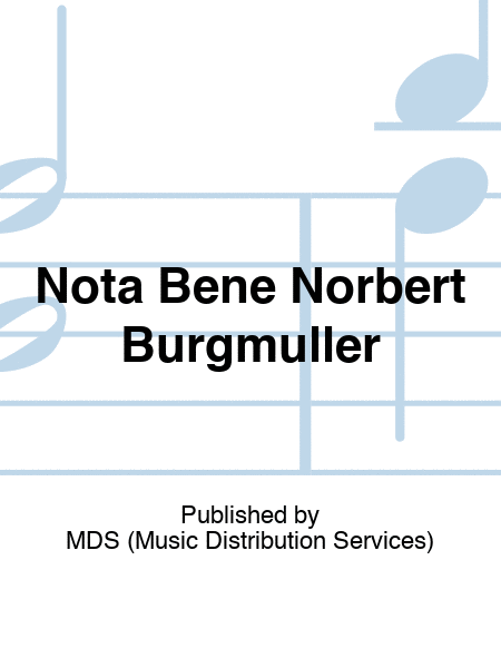 Nota Bene Norbert Burgmüller
