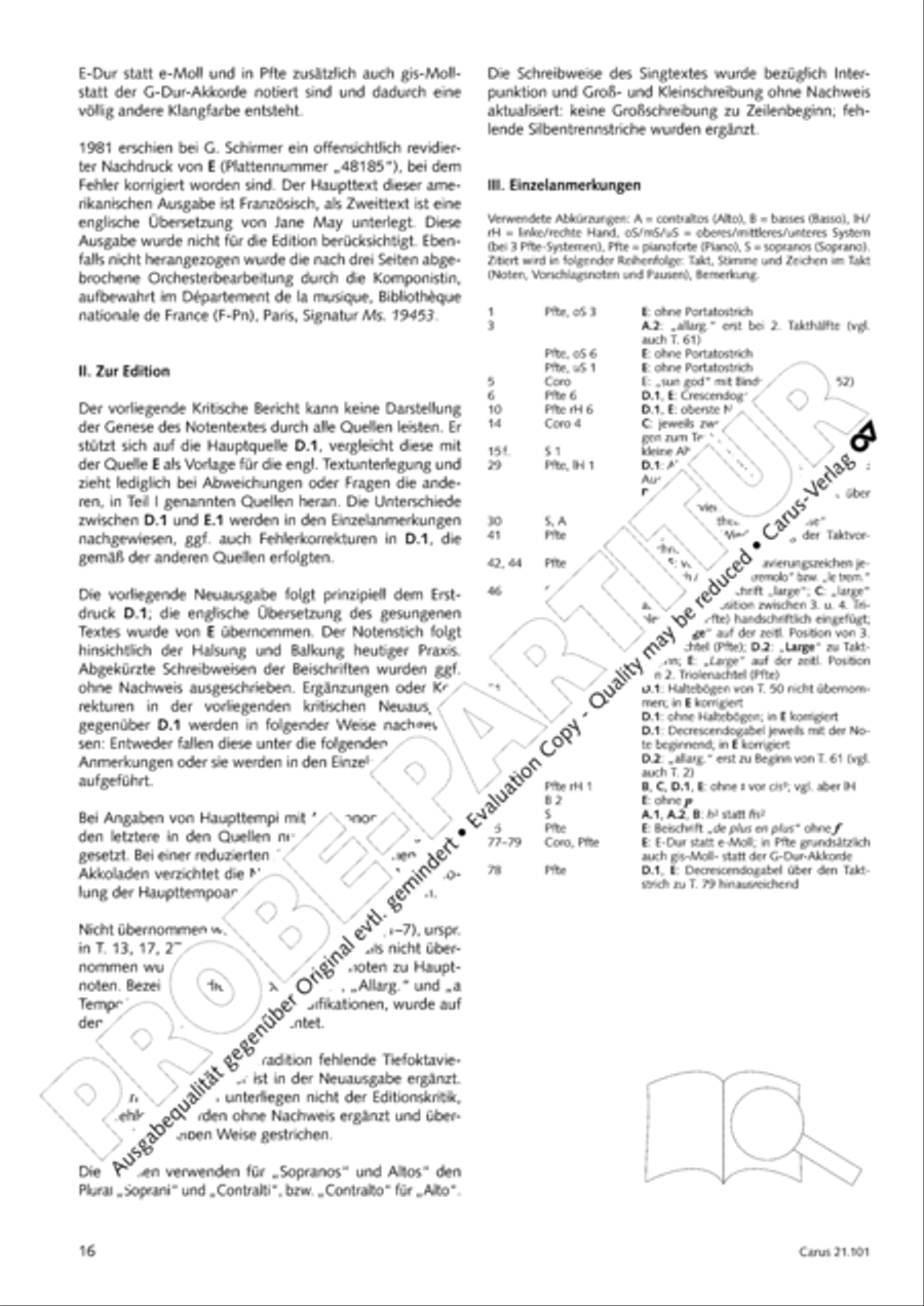 Hymne to the Sun, LB 24 4-Part scores gallery preview page 21