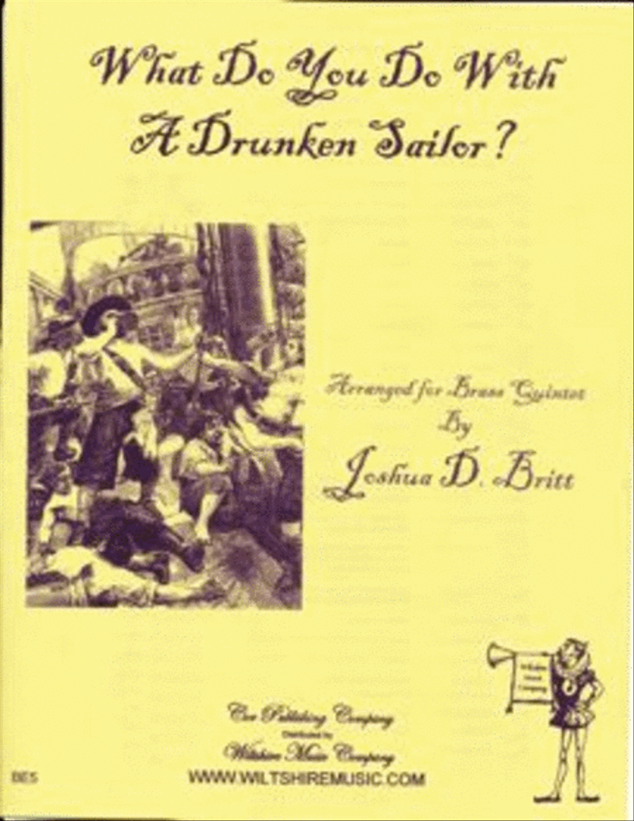 What Do You With A Drunkin Sailor? (Joshua Britt) Brass Quintet scores gallery preview page 1