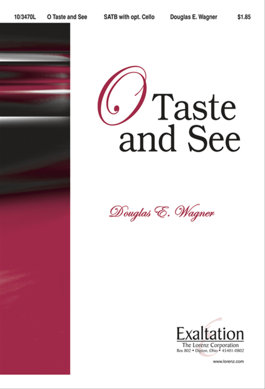 O Taste and See O Taste and See 4-Part scores gallery preview page 1