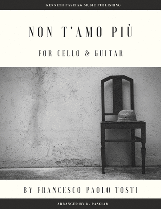 Book cover for Non t'amo più (for Cello and Guitar)
