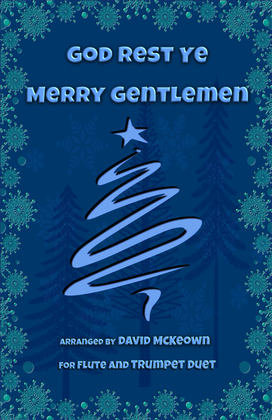 Book cover for God Rest Ye Merry Gentlemen, Jazz Style, for Flute and Trumpet Duet