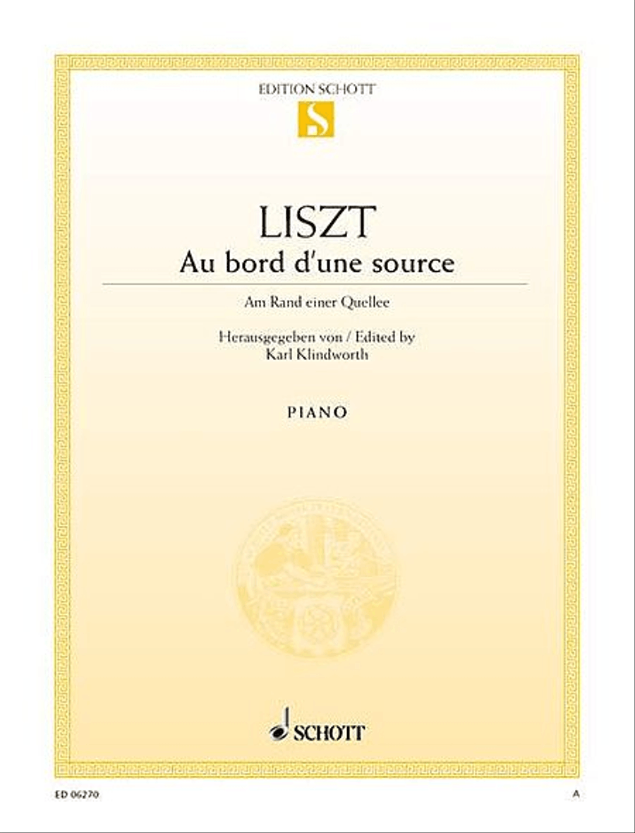 Au bord d'une Source Piano Solo scores gallery preview page 1