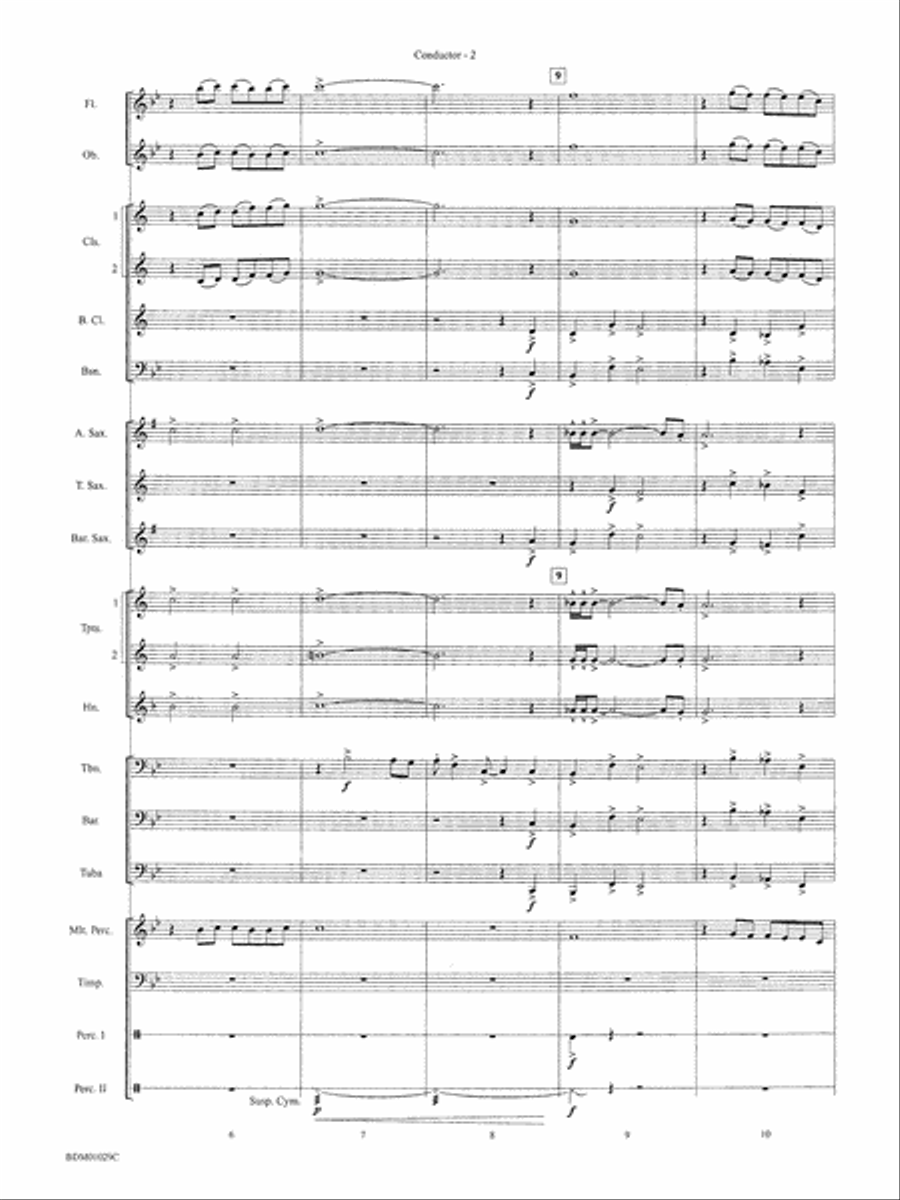 Medieval Legend (A Fantasy for Band): Score Concert Band scores gallery preview page 4